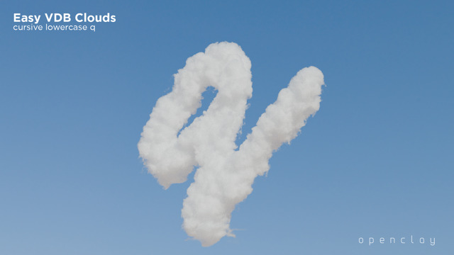 Cursive Lowercase Q